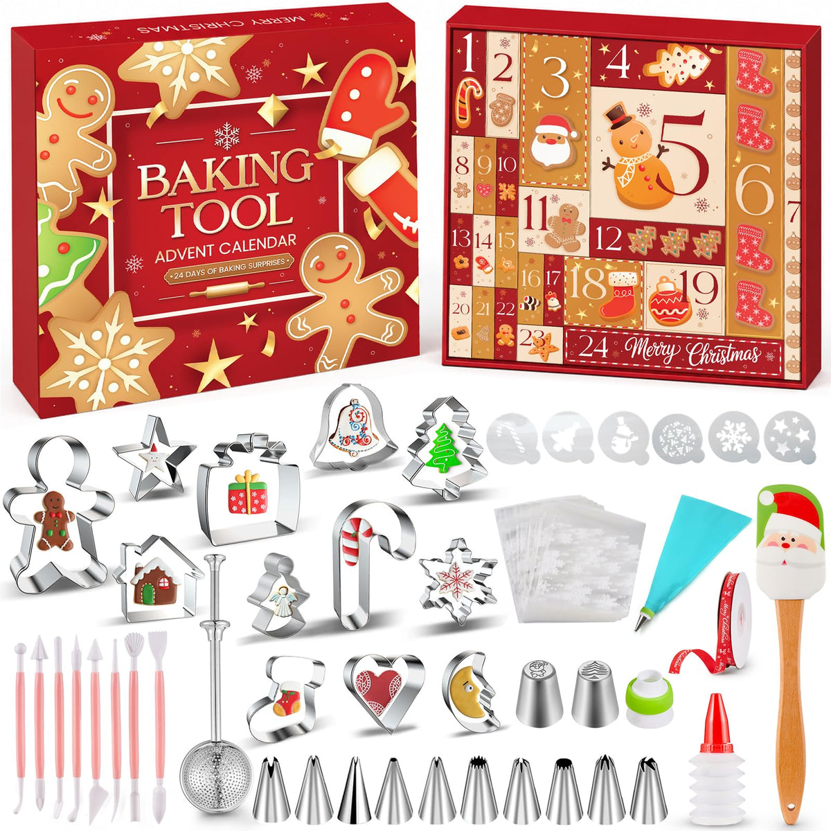 Larchio advent calendar front packaging showing festive countdown and gift appeal
