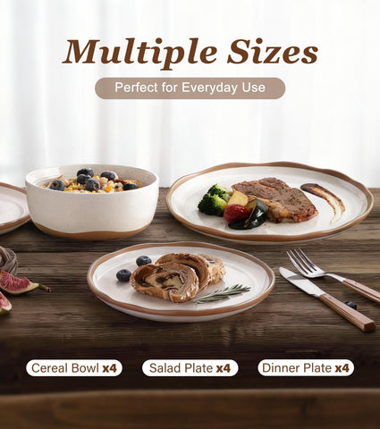 Lareina table setting lifestyle showing farmhouse look for meals