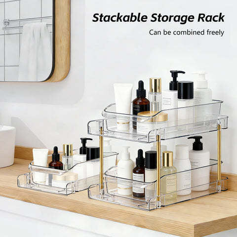 LAREKUN on kitchen countertop organizing spices and utensils for faster cooking