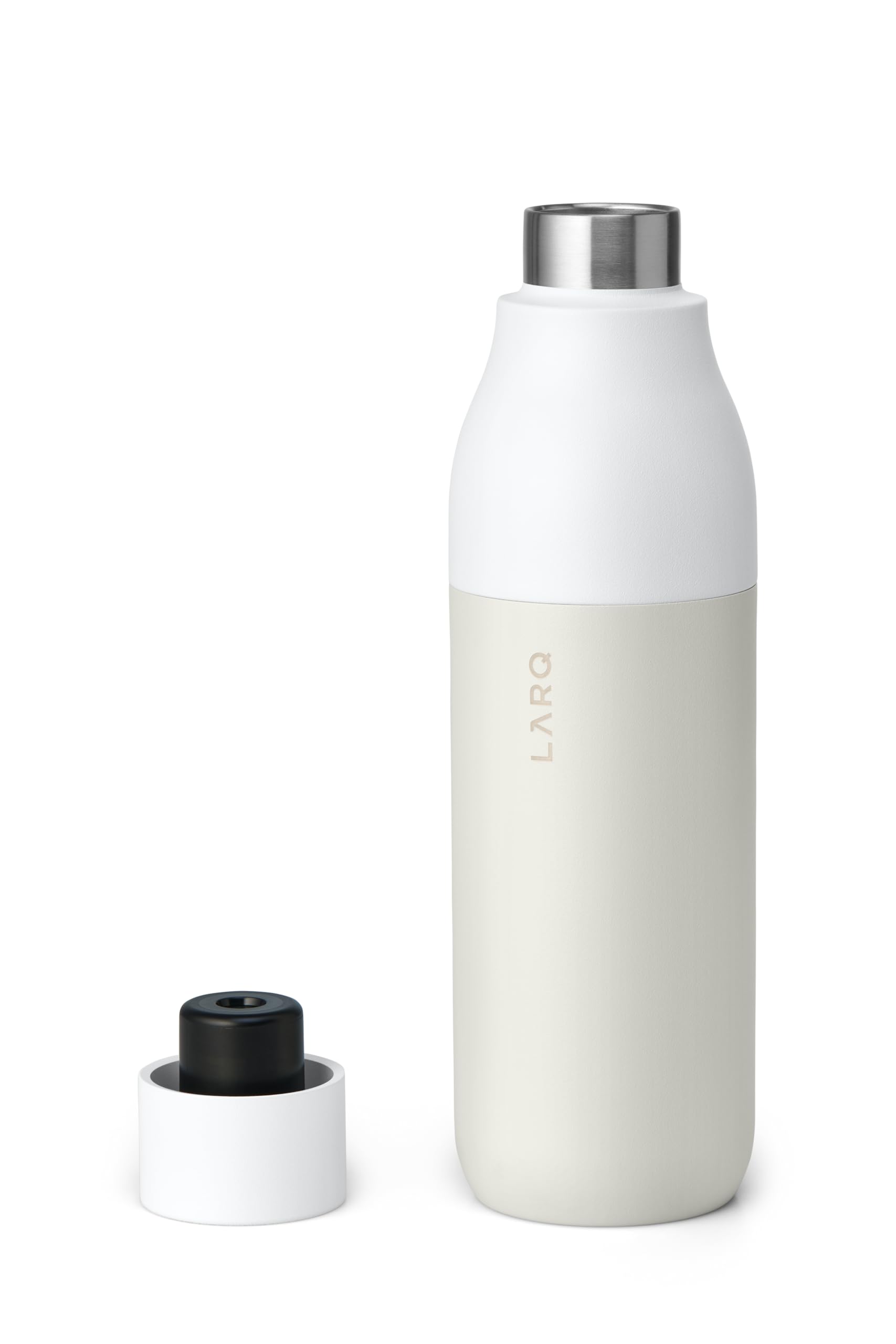 LARQ cross-section illustrating vacuum insulation that keeps drinks cold or hot