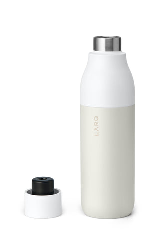 LARQ cross-section illustrating vacuum insulation that keeps drinks cold or hot