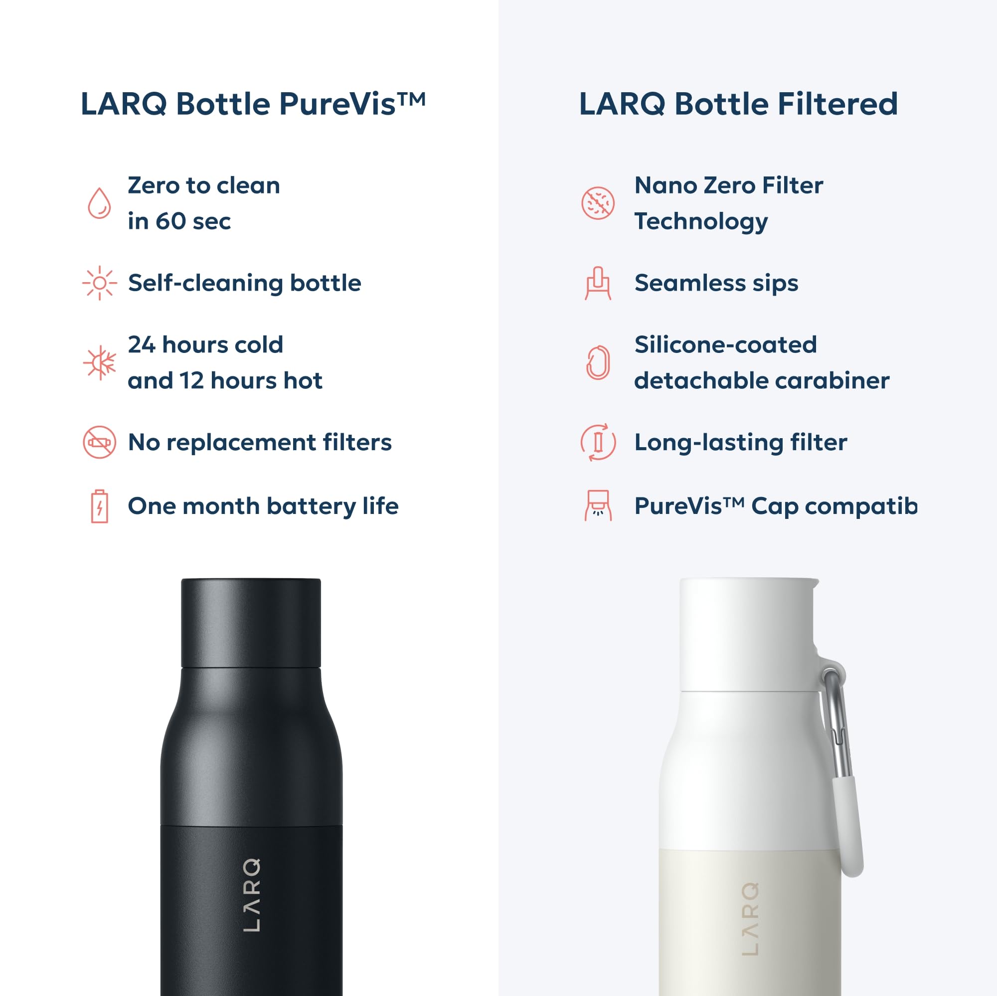 LARQ PureVis at the gym showing durable bottle for workouts benefit