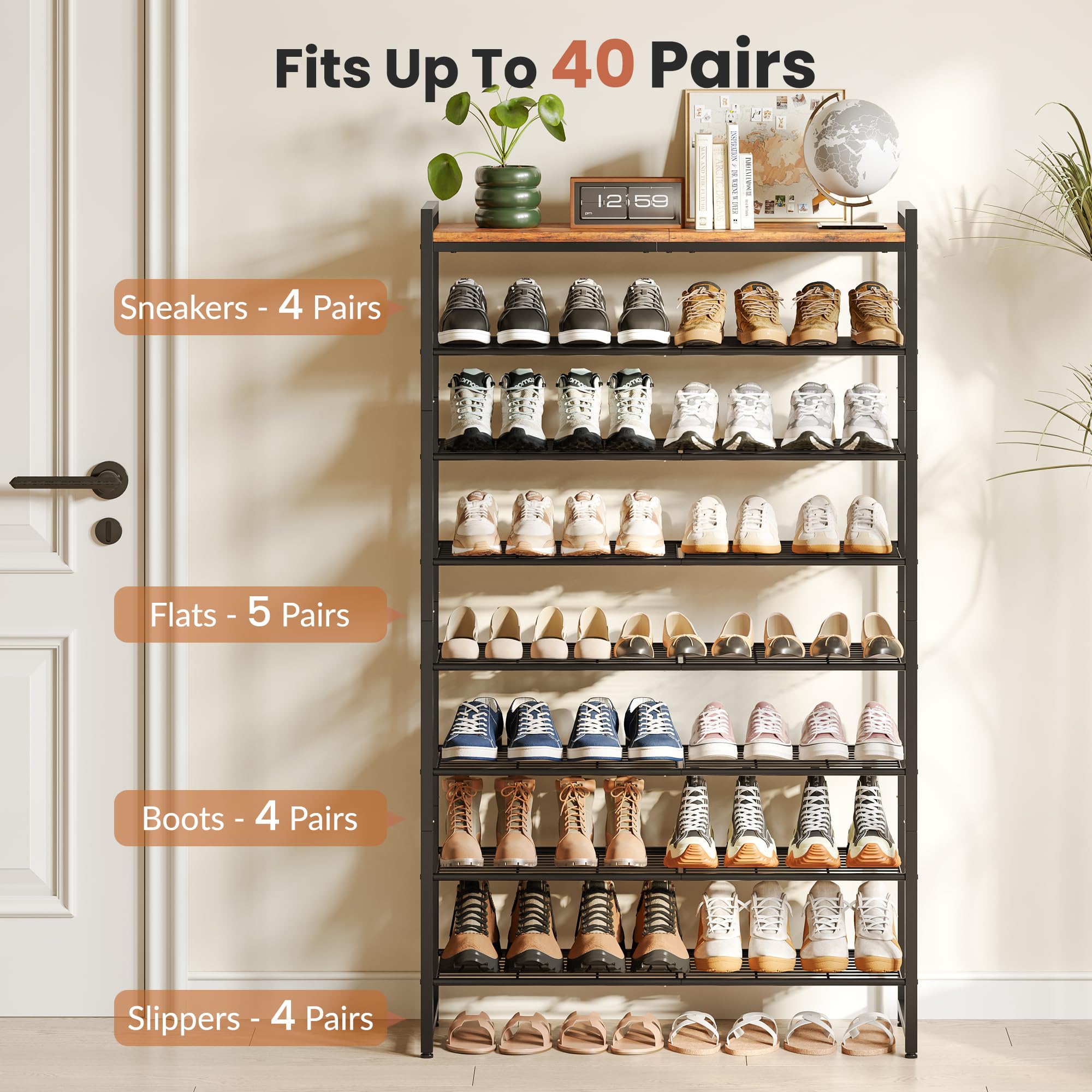 Larzonic adjustable bottom tier with tall boots demonstrating flexibility