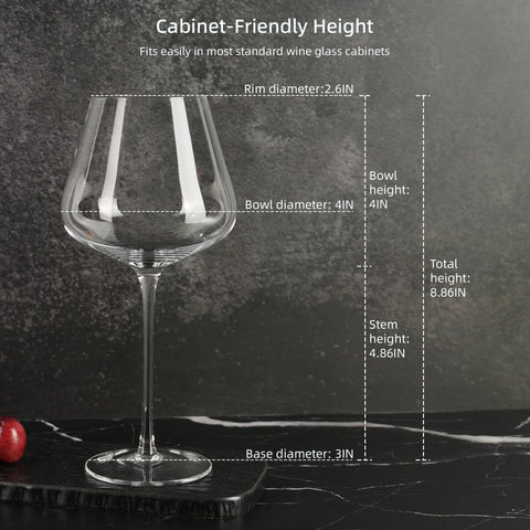LASTURYCX glasses in a dinner table setting enhancing presentation