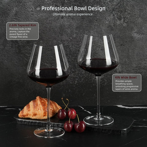 LASTURYCX poured red wine showing aeration and elegant flow benefits