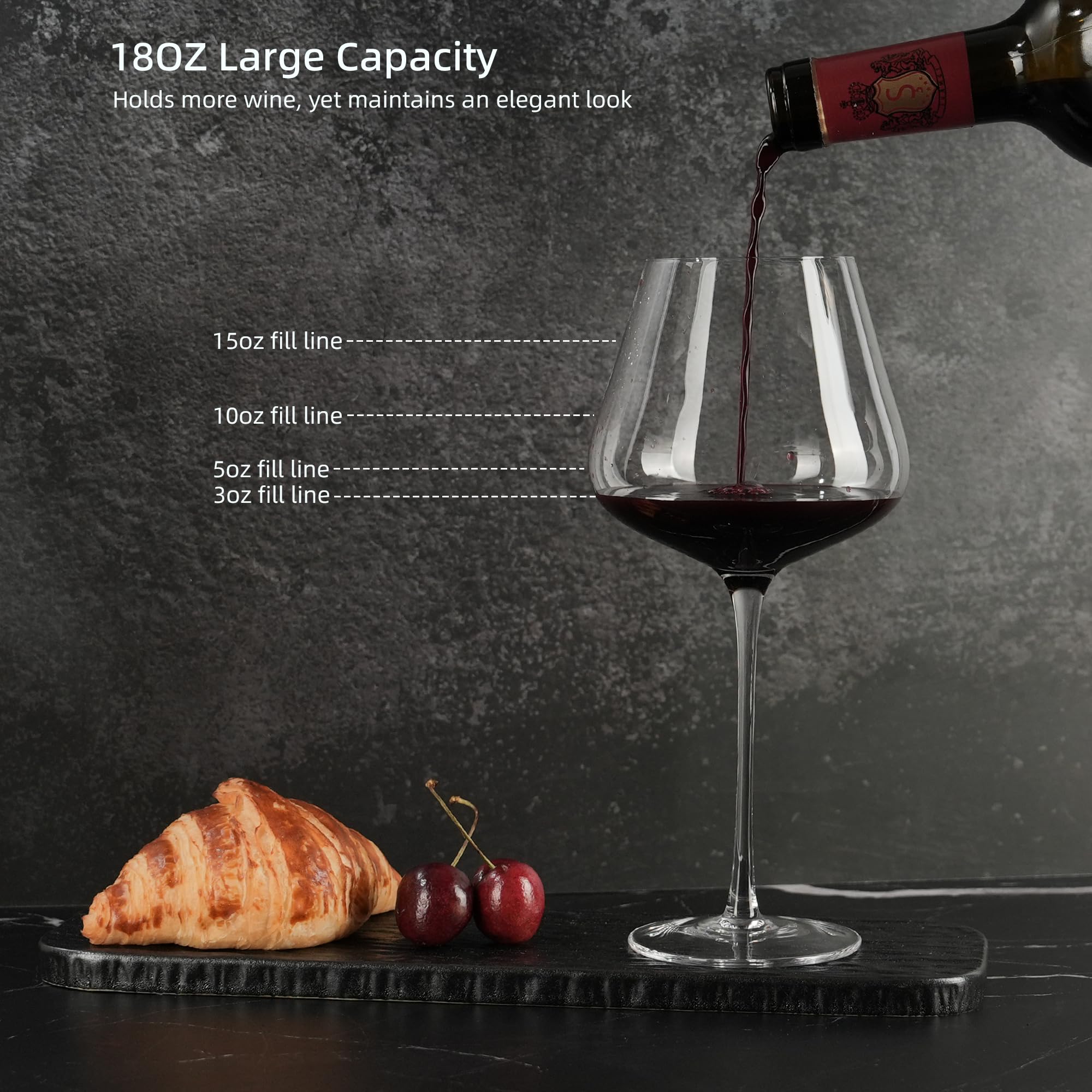 LASTURYCX side profile silhouette illustrating tall, refined glass shape