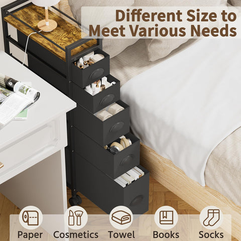 LASZOLA lifestyle scene in bathroom demonstrating neat compact organization
