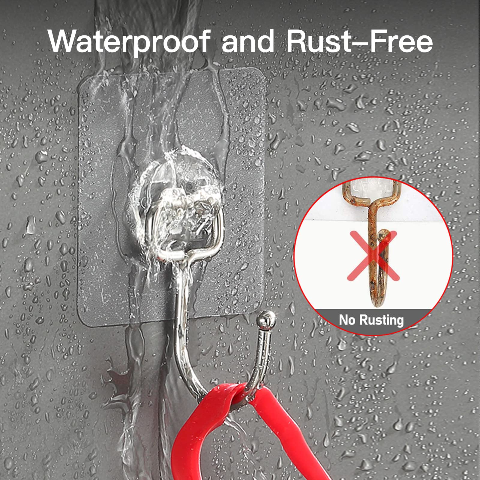 Latoxcaa stainless steel hook detail highlighting rustproof finish and durability benefit