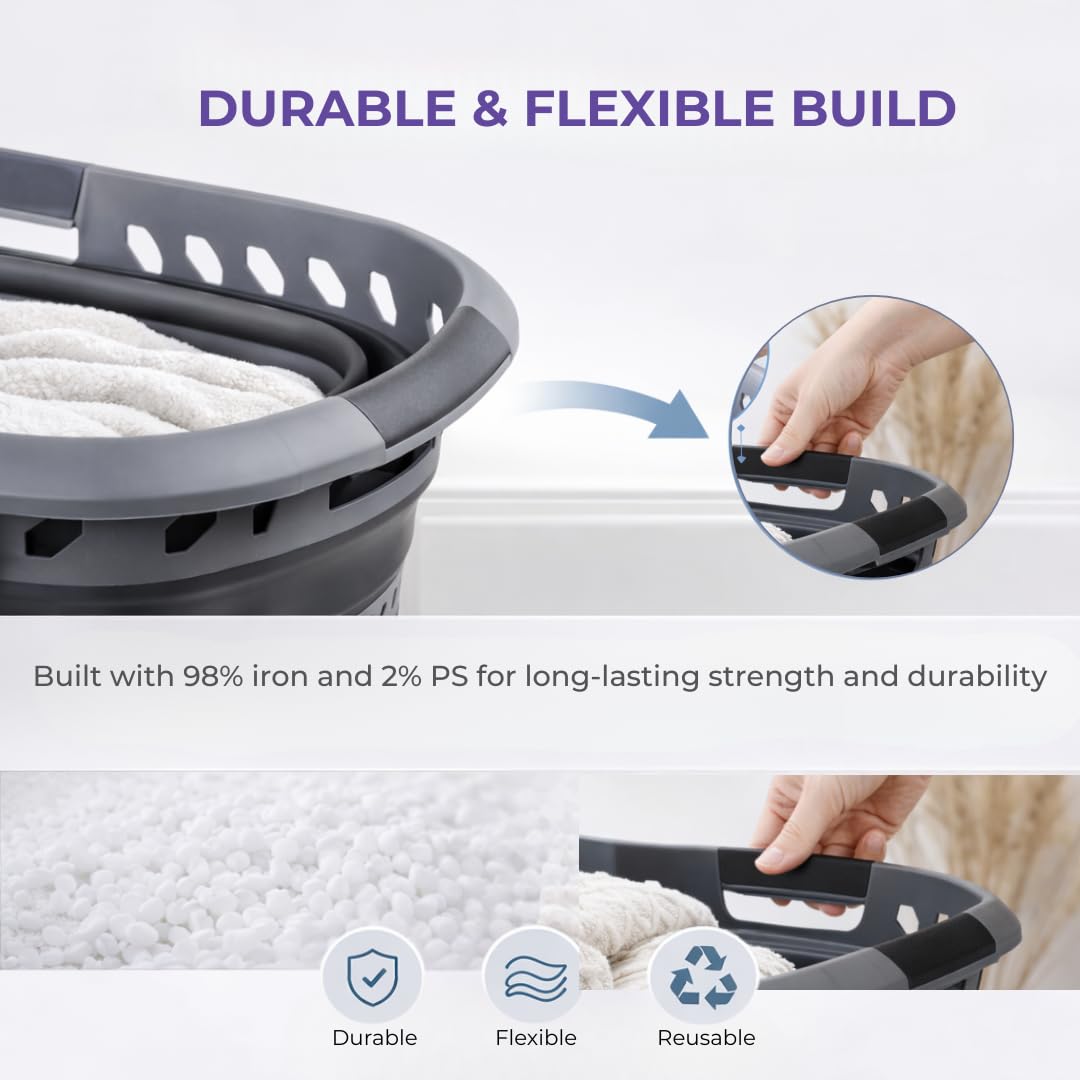 Laundry 360 material texture closeup highlighting durable flexible construction