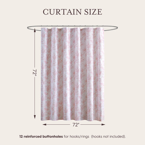 Laura Ashley twelve buttonholes close-up showing simple installation benefit