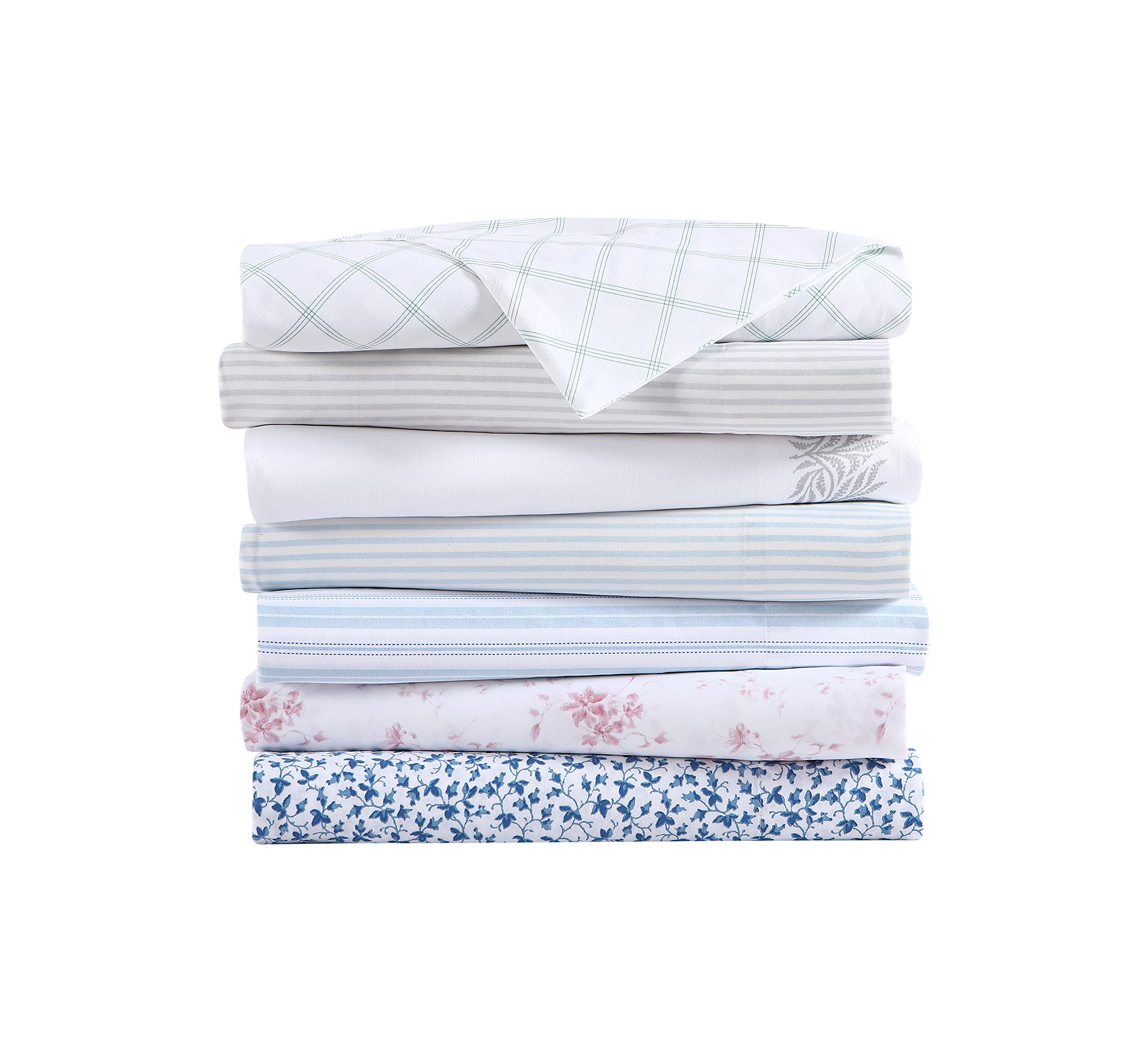 Laura Ashley care label and wash tags showing easy machine-wash benefits