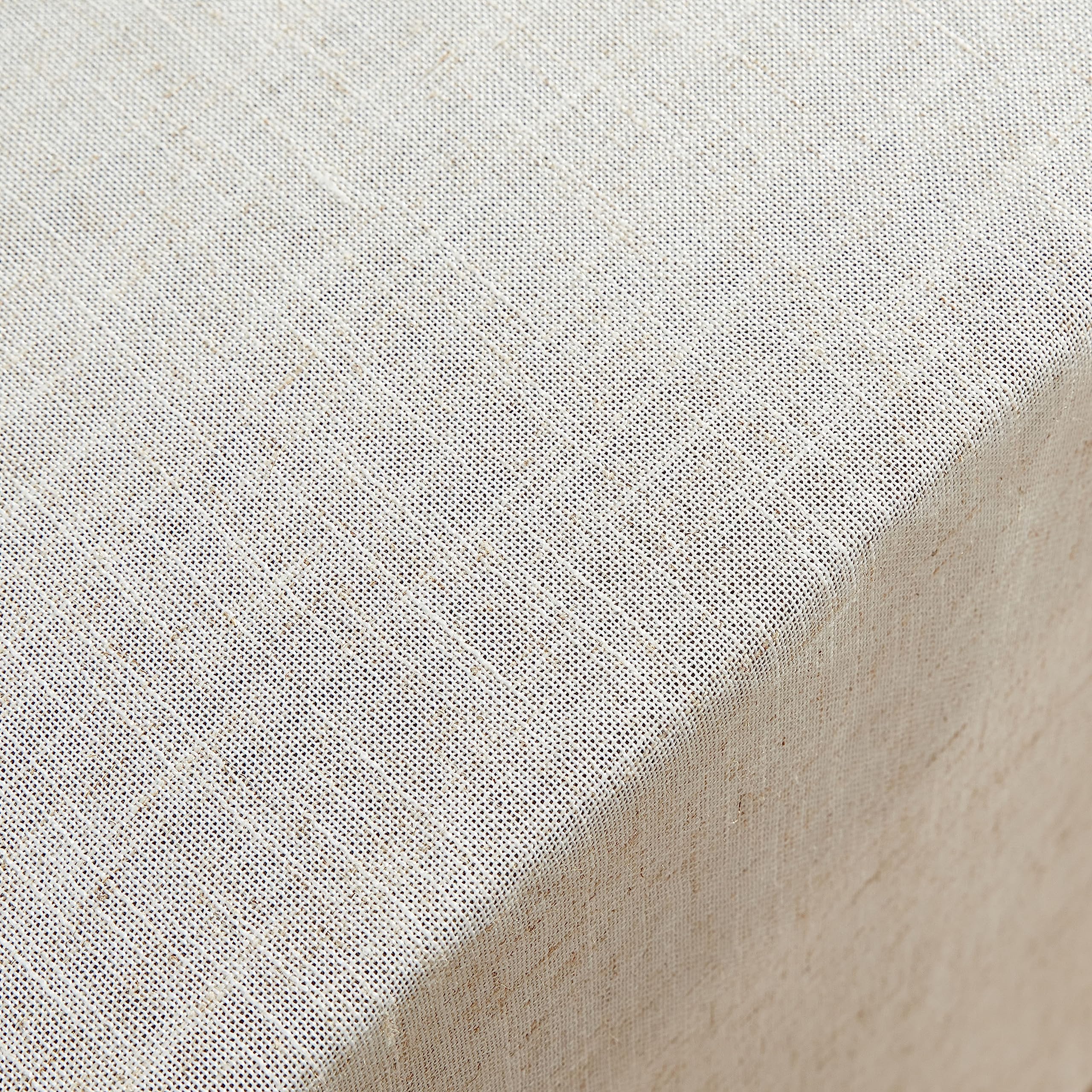 Hem and edge detail of Laura Ashley Dothan tablecloth showing quality stitching