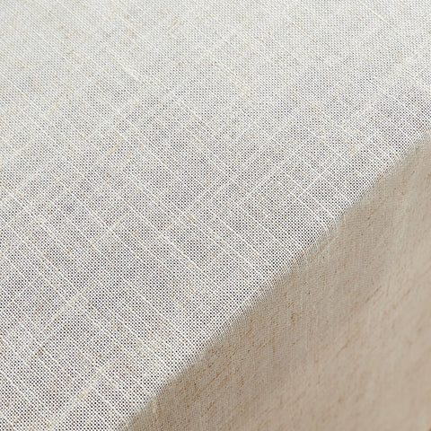 Hem and edge detail of Laura Ashley Dothan tablecloth showing quality stitching