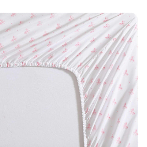 Laura Ashley pillowcase lovely bows pattern and neat hem for comfortable pillow protection