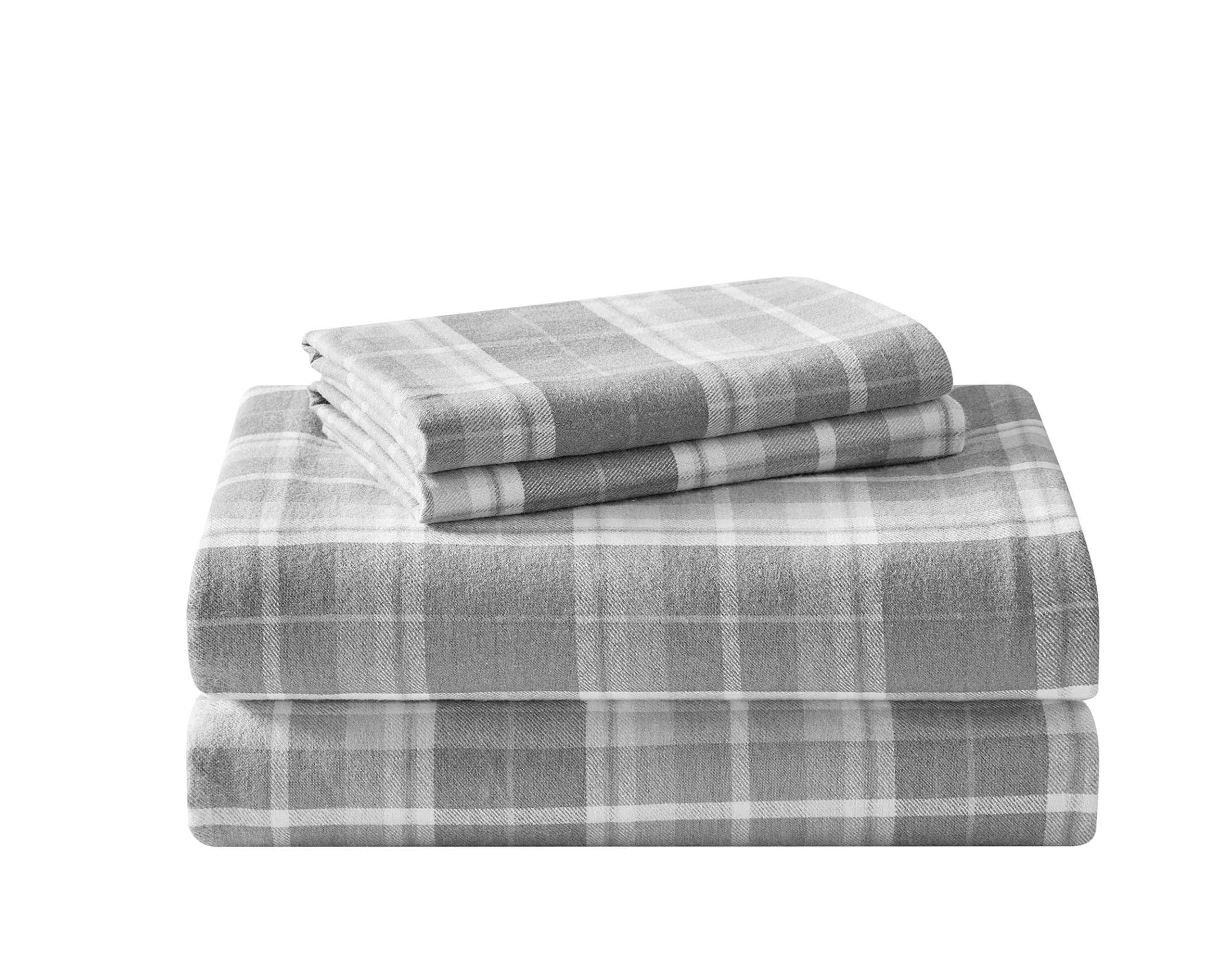 Laura Ashley front packaging showing Mulholland Plaid Grey, clear brand identity and style