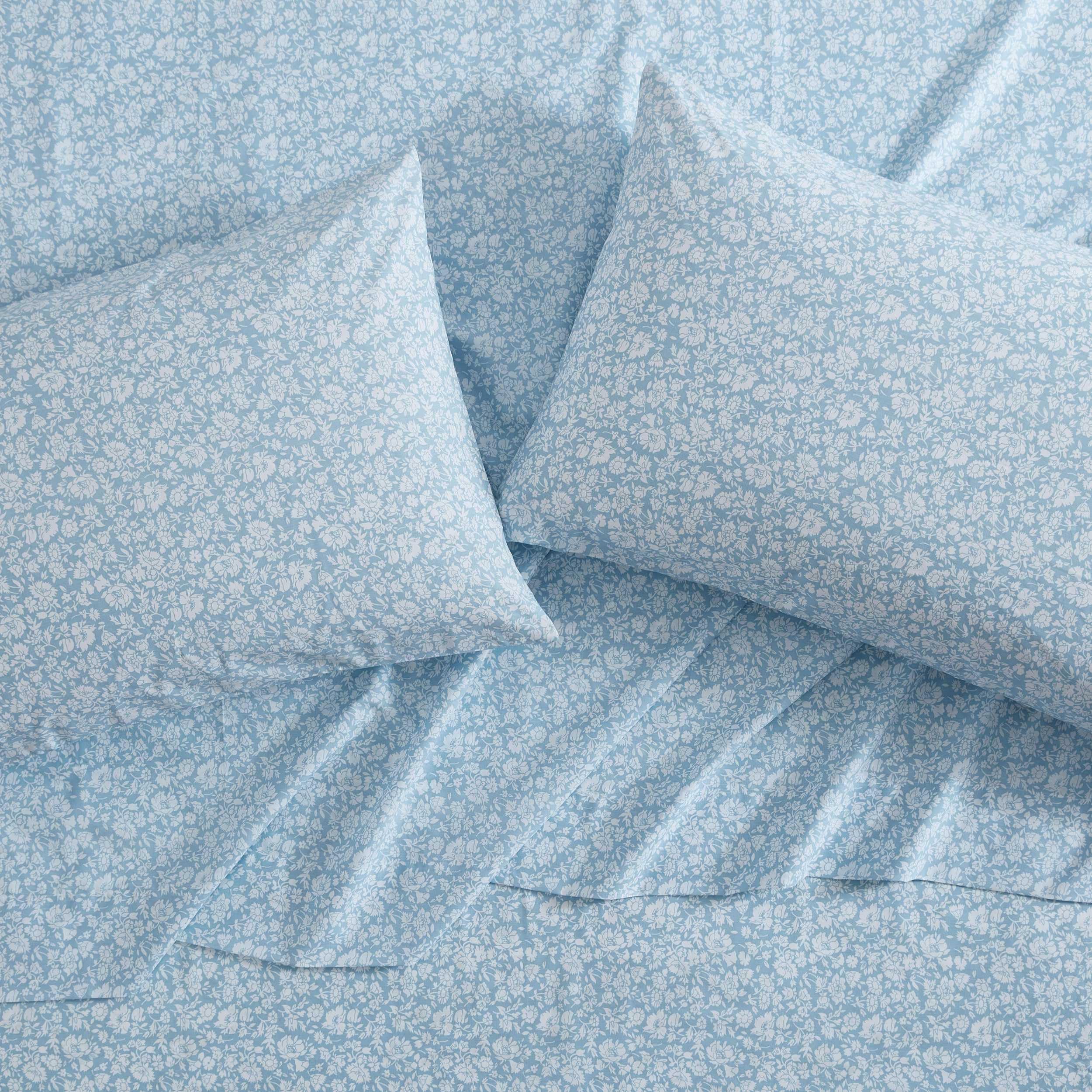 Laura Ashley pillowcase hem detail highlighting stitching and coordinated design benefit