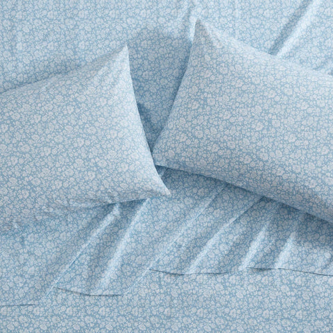 Laura Ashley pillowcase hem detail highlighting stitching and coordinated design benefit