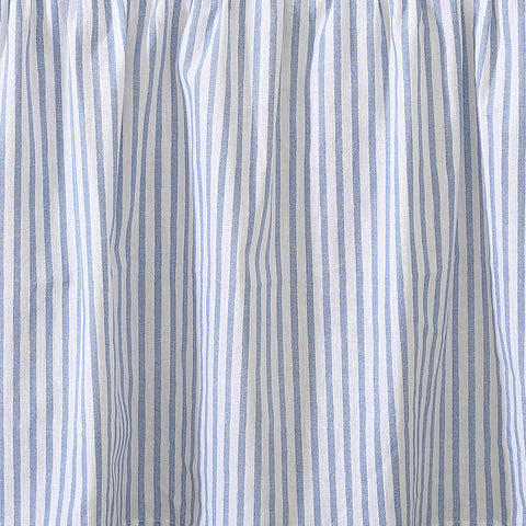 Laura Ashley image showing bedskirt drop length and scale to a mattress for proper coverage