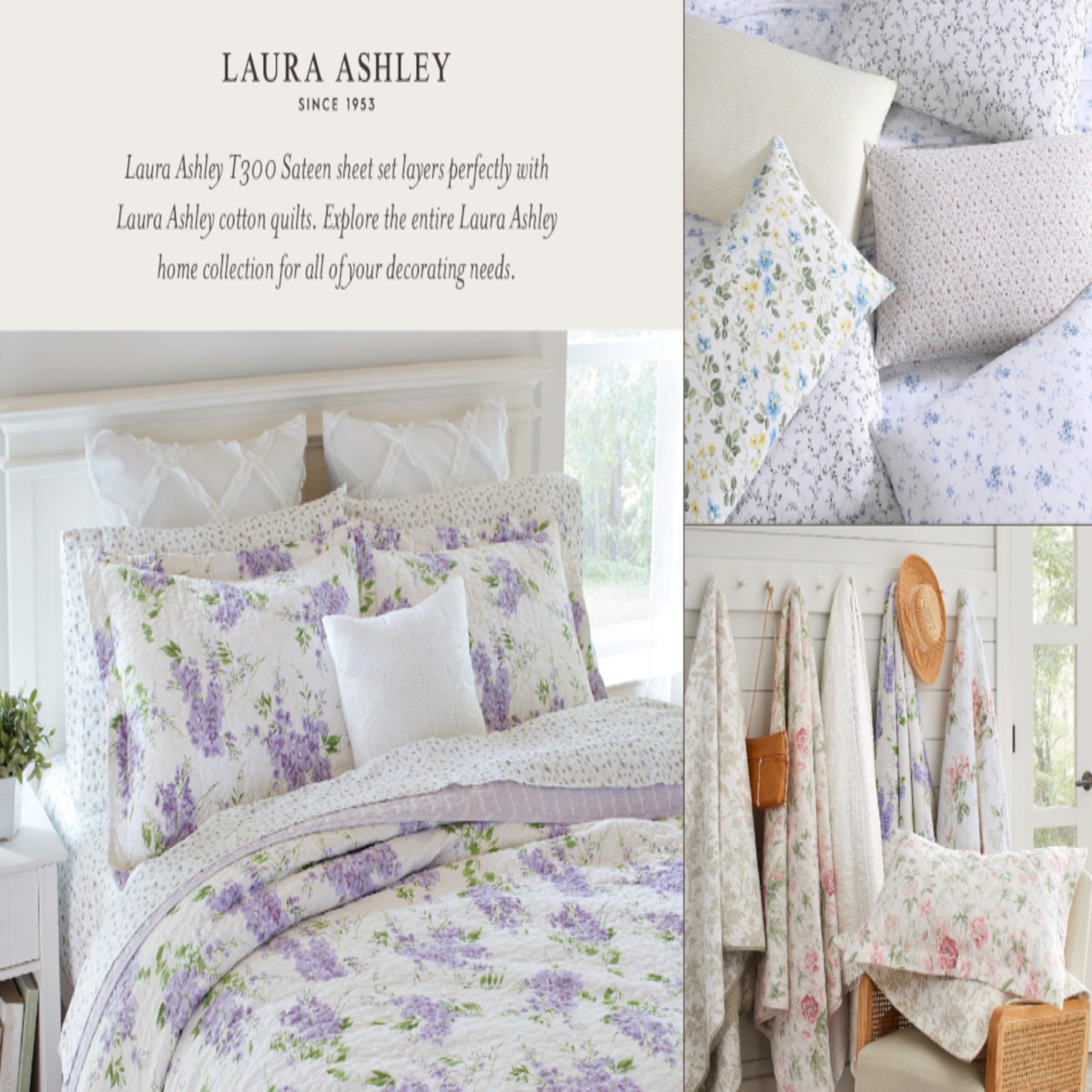 Laura Ashley fitted sheet on mattress comparing depth and fit