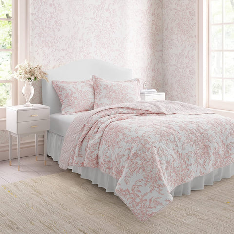 Laura Ashley sham showing back envelope closure for neat pillow placement