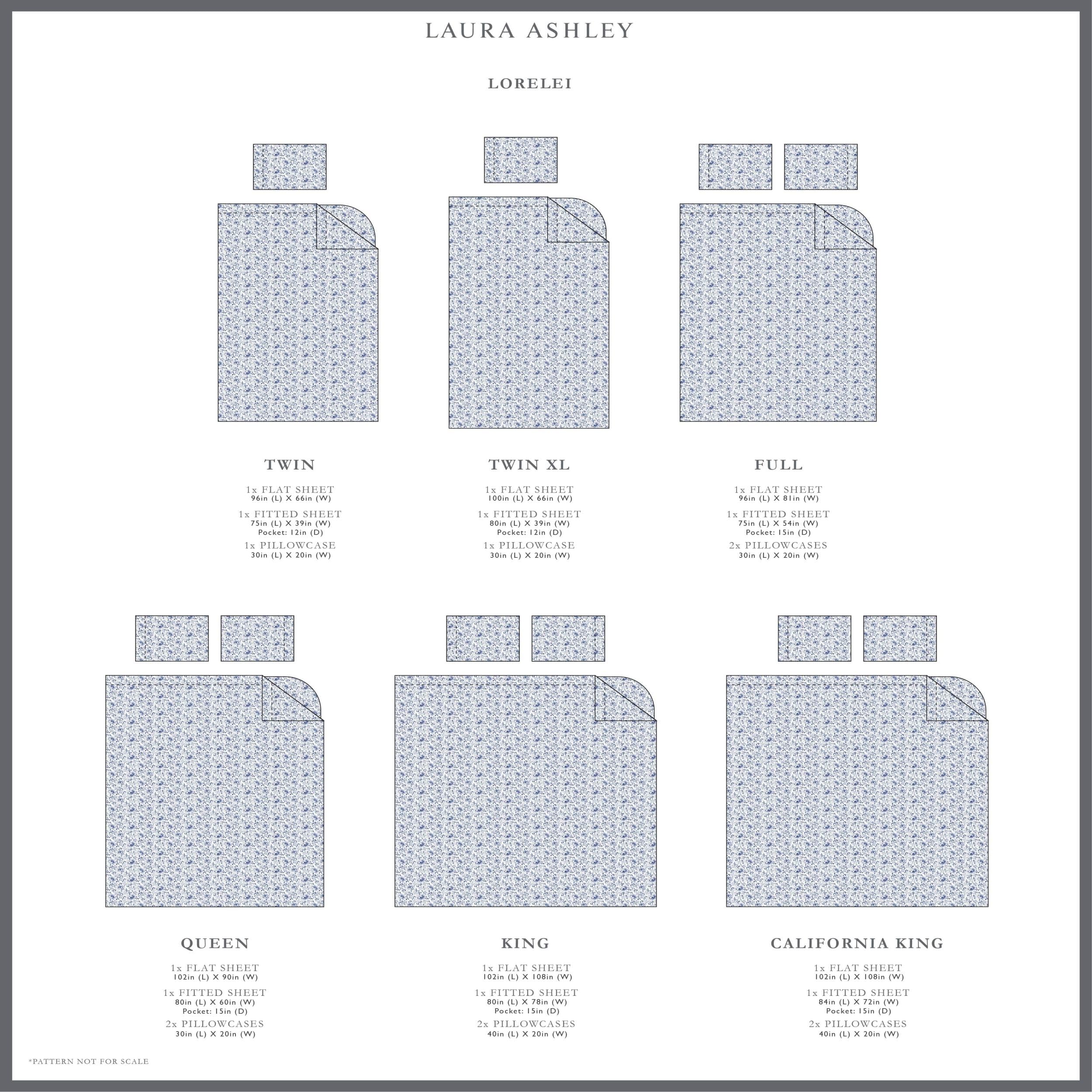 Laura Ashley hand touching sheets to show soft, comfortable texture