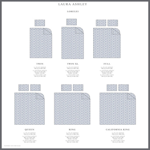 Laura Ashley hand touching sheets to show soft, comfortable texture