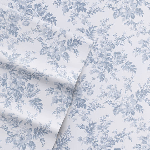 Laura Ashley fabric texture macro revealing plush flannel nap and warmth