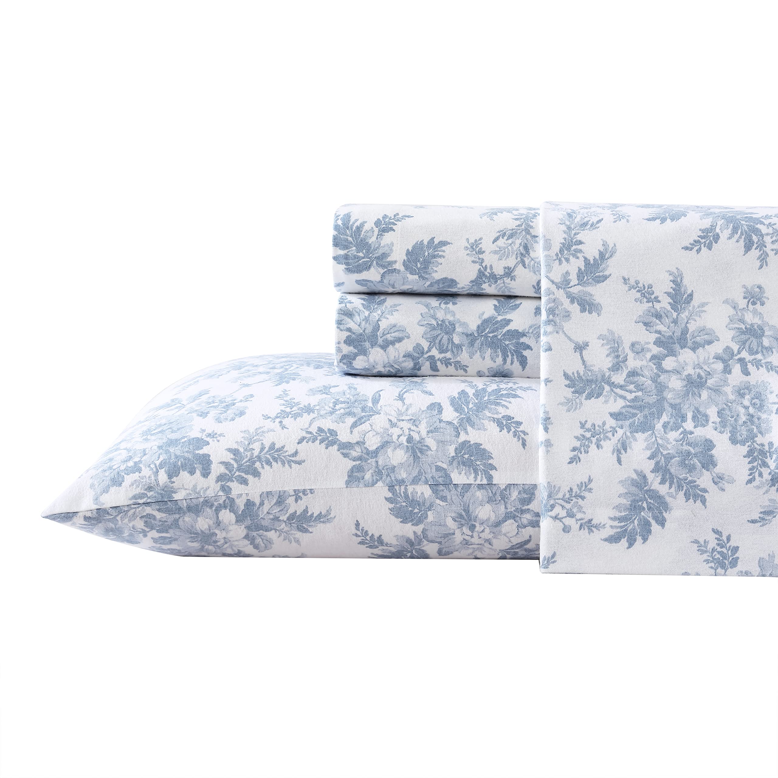 Laura Ashley fitted sheet detail highlighting smooth finish and durability
