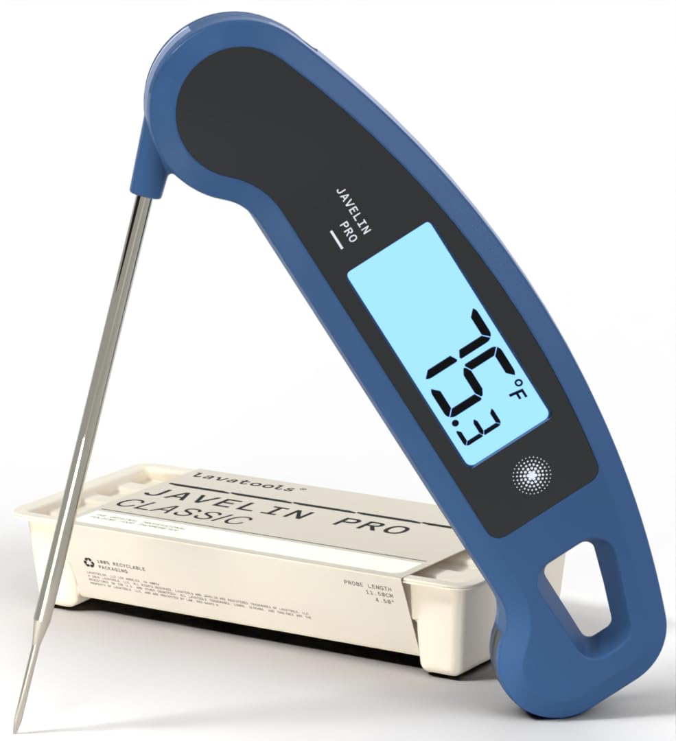 Lavatools Javelin PRO Classic front display showing fast temperature readout, improves cooking speed