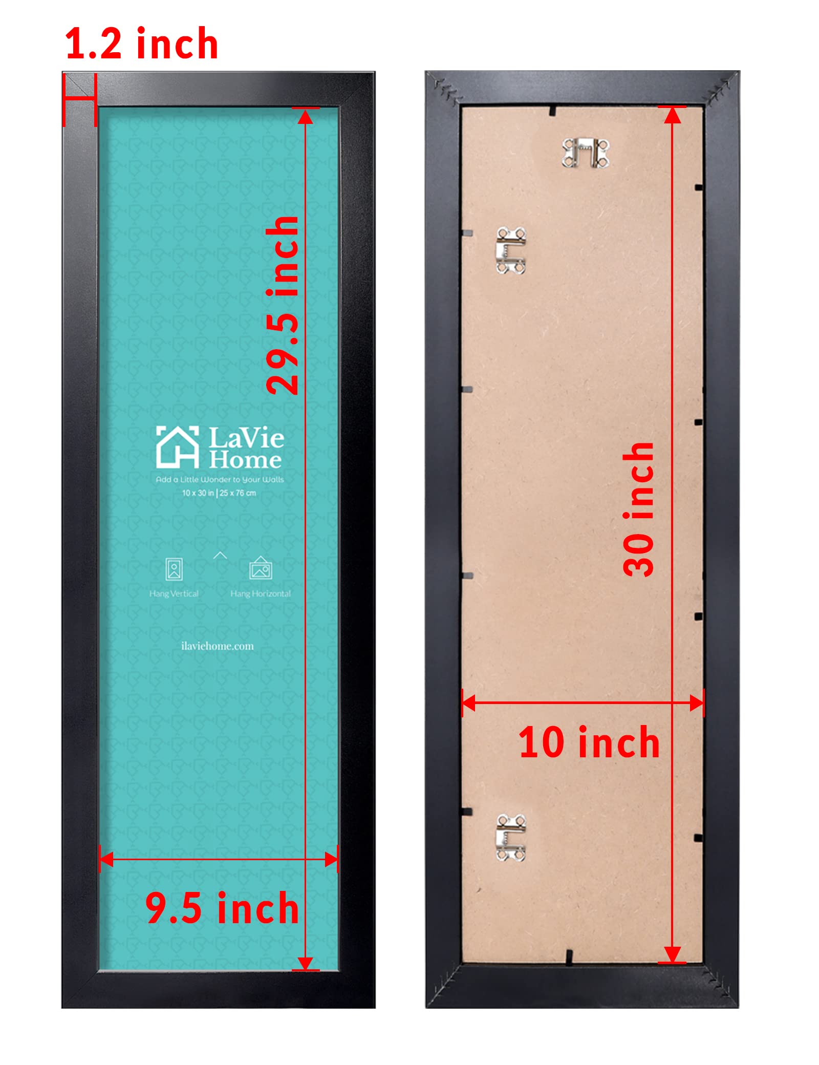 LaVie Home plexiglass closeup showing clear protective panel for safer display