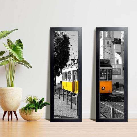 LaVie Home displayed landscape panorama in frame enhancing room decor