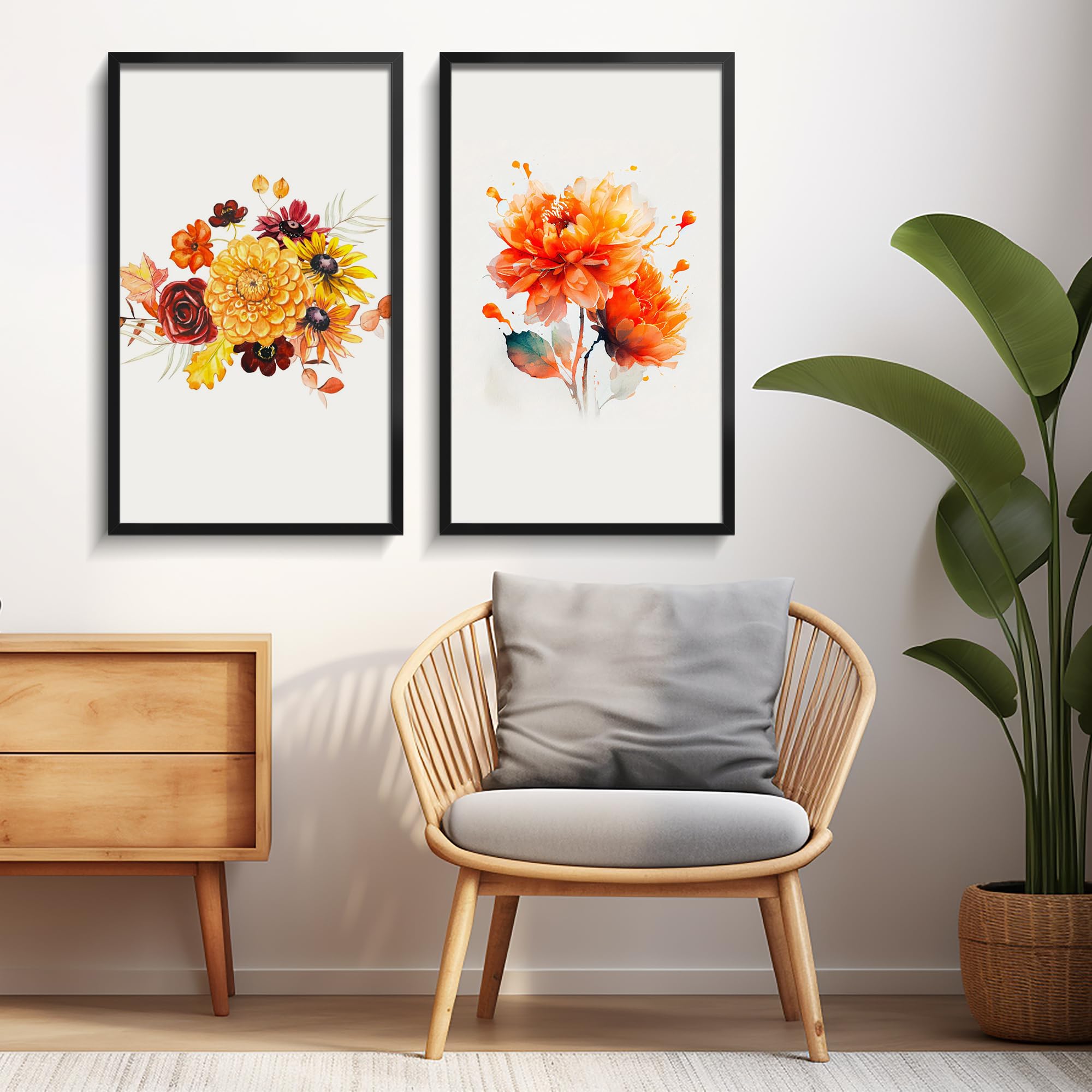 LaVie Home frame beside a book for scale showing true 16x24 size benefit