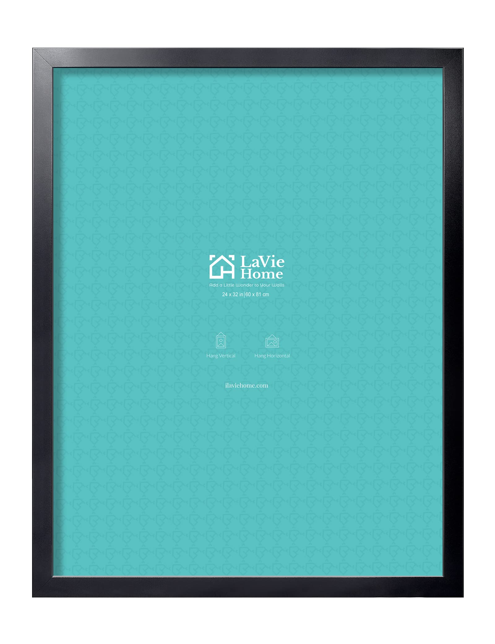 LaVie Home front view showing black 24x32 frame for a clean gallery display