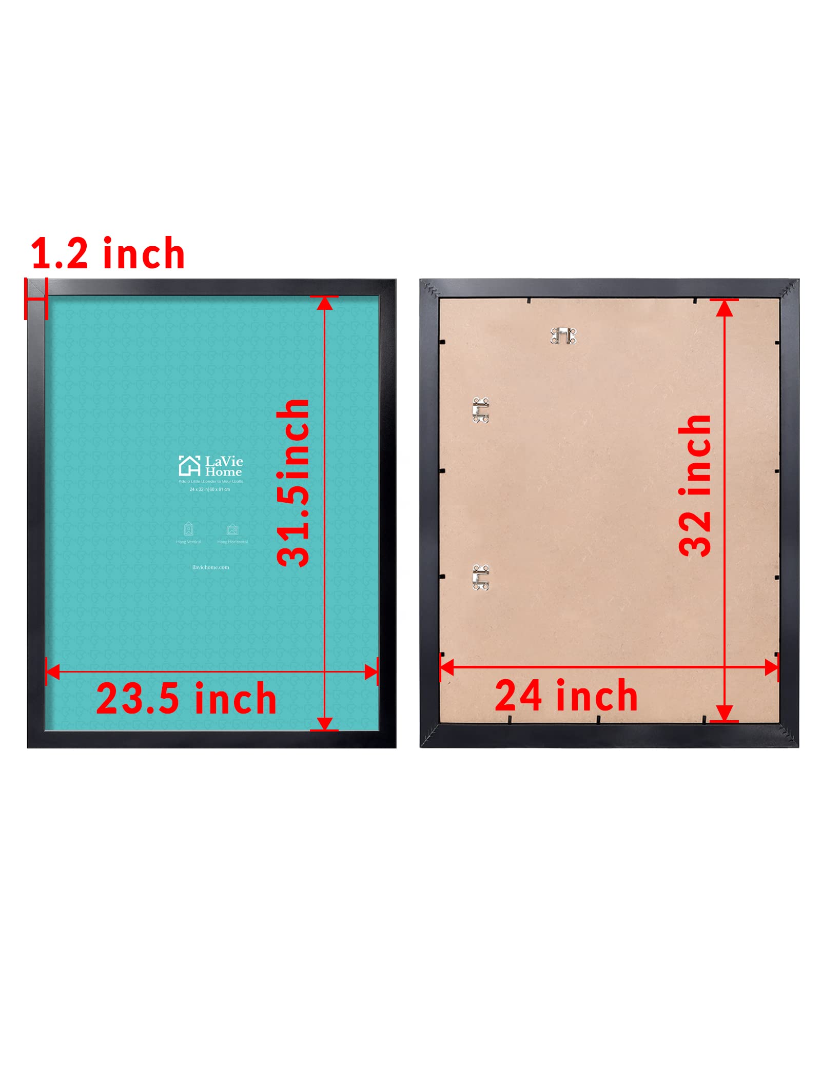 LaVie Home plexiglass detail showing clear view and shatter-resistant benefit