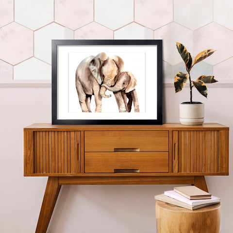 LaVie Home removable backboard and included hooks for quick secure mounting
