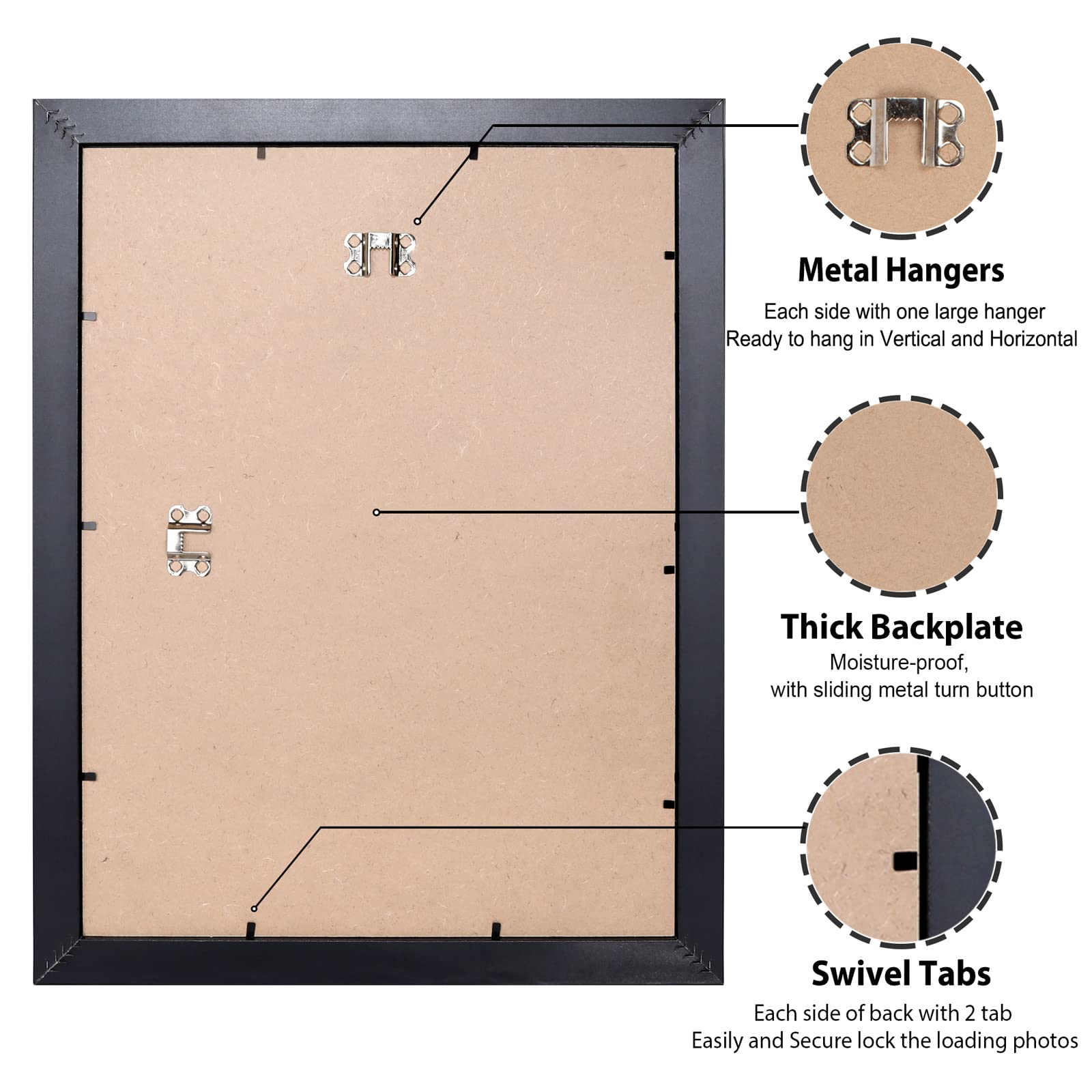 LaVie Home frame with 16x20 print in mat demonstrating centered, gallery look