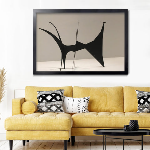 LaVie Home hung horizontally and vertically illustrating versatile display benefit