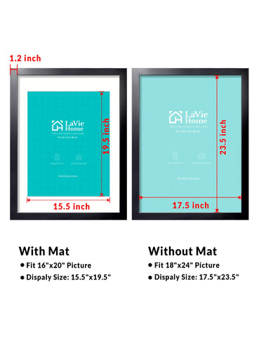 LaVie Home horizontal wall display illustrating easy landscape hanging and style