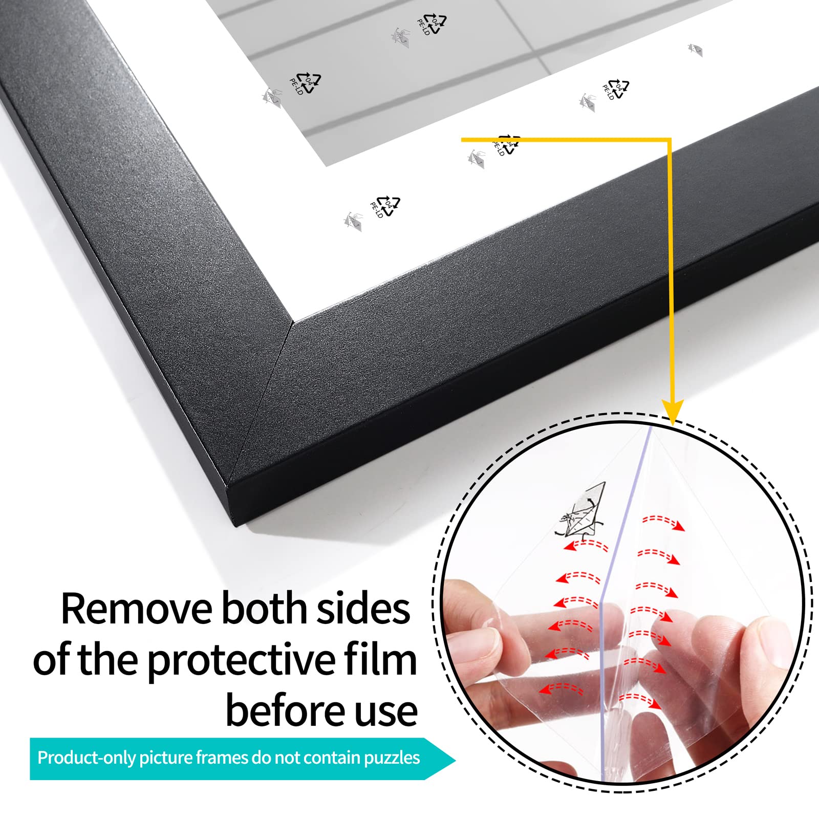 LaVie Home mounted landscape display demonstrating easy hanging benefit