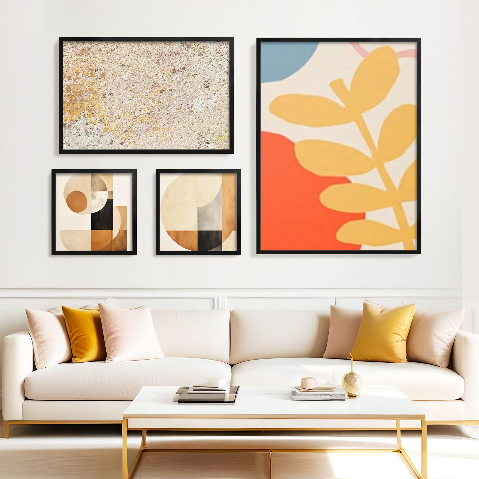 LaVie Home two frames hung together creating a coordinated gallery effect