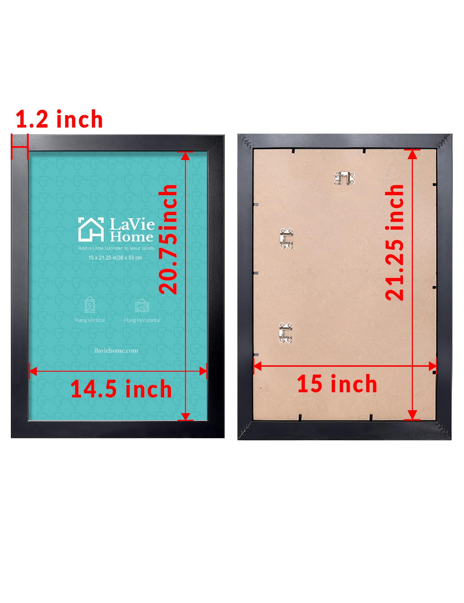 LaVie Home plexiglass detail showing clear pane for high-definition viewing