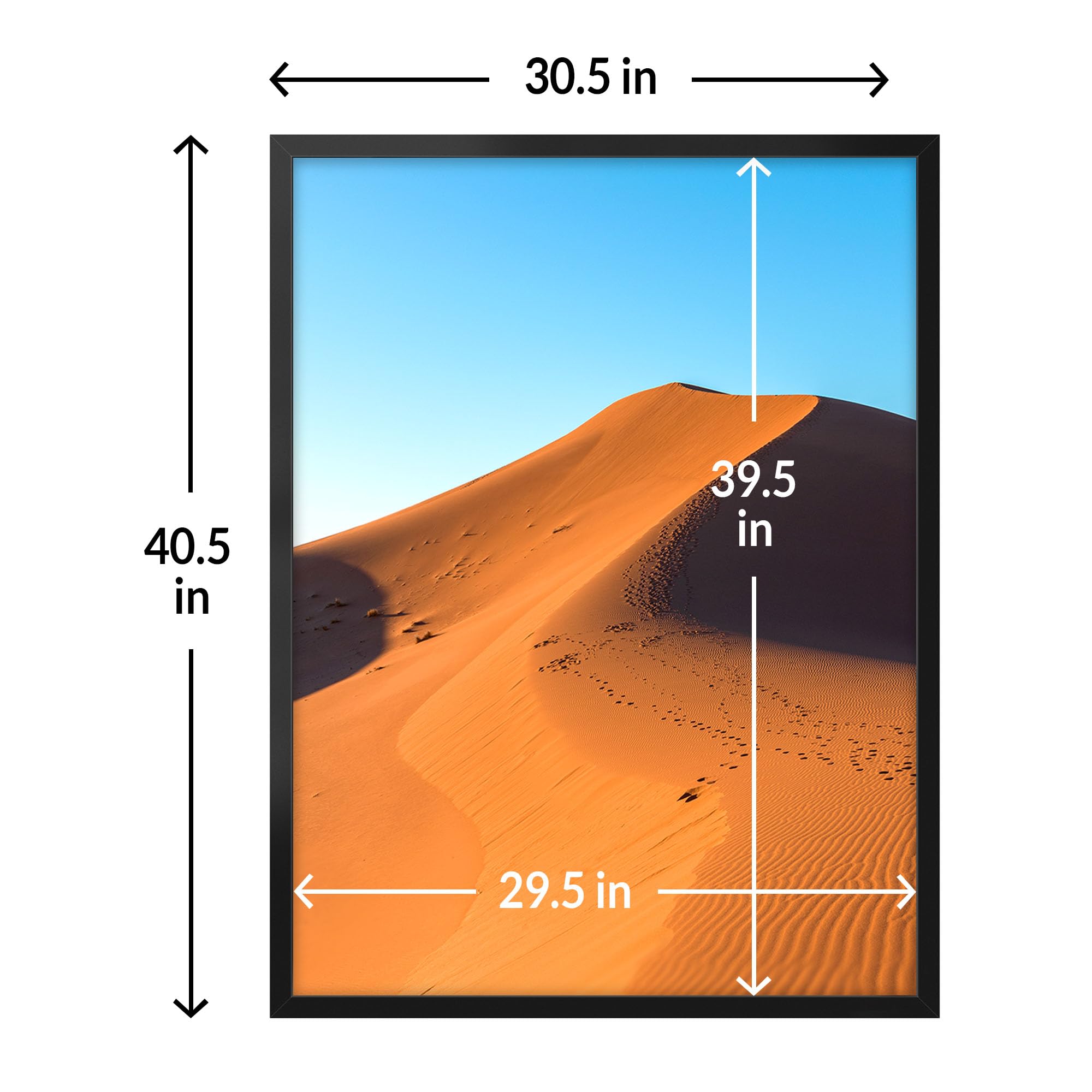 LaVie Home plexiglass close-up showing clear surface and vibrant image benefit