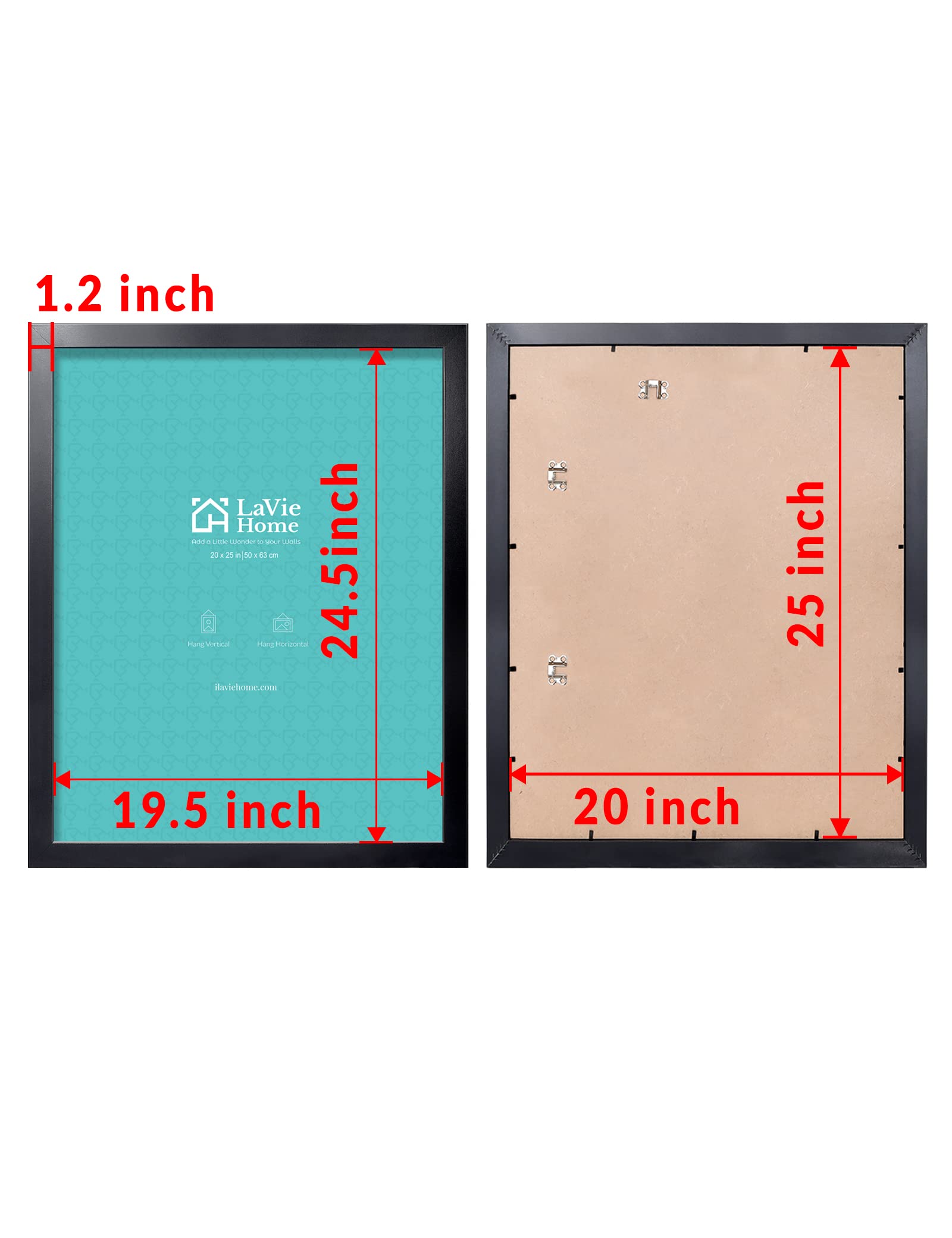 LaVie Home plexiglass edge view showing clear protection benefit