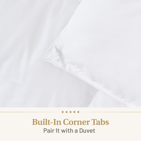 Lavish Comforts queen comforter on bed for scale showing generous 86x86 coverage benefit