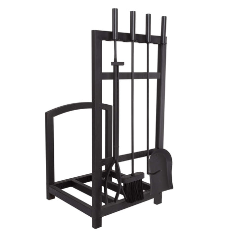 Lavish Home close detail of matte black finish showing durable texture and heat resistance