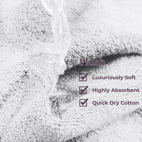 Lavish Home washcloth texture close-up showing plush cotton for gentle cleansing
