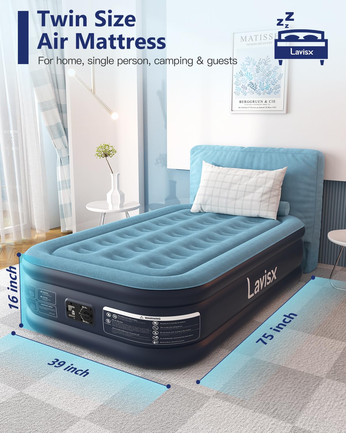 lavisx side height profile showing 16 inch raised bed convenience