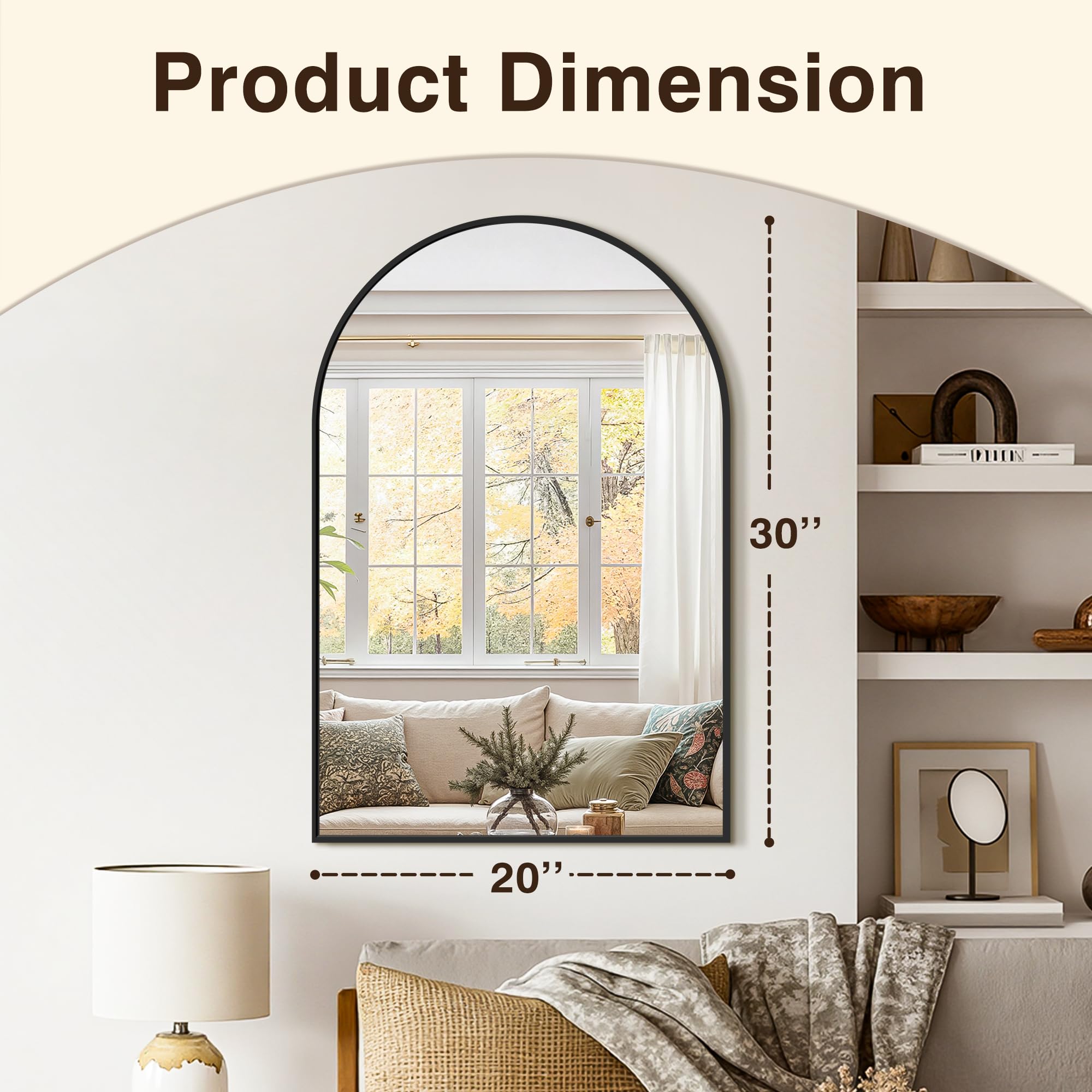 LAWADA glass detail showing clear high-definition reflection for grooming