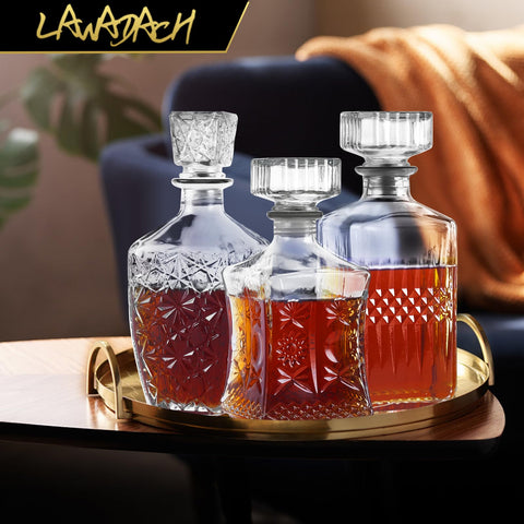 LAWADACH close-up of cut glass patterns highlighting visual distinction and elegance