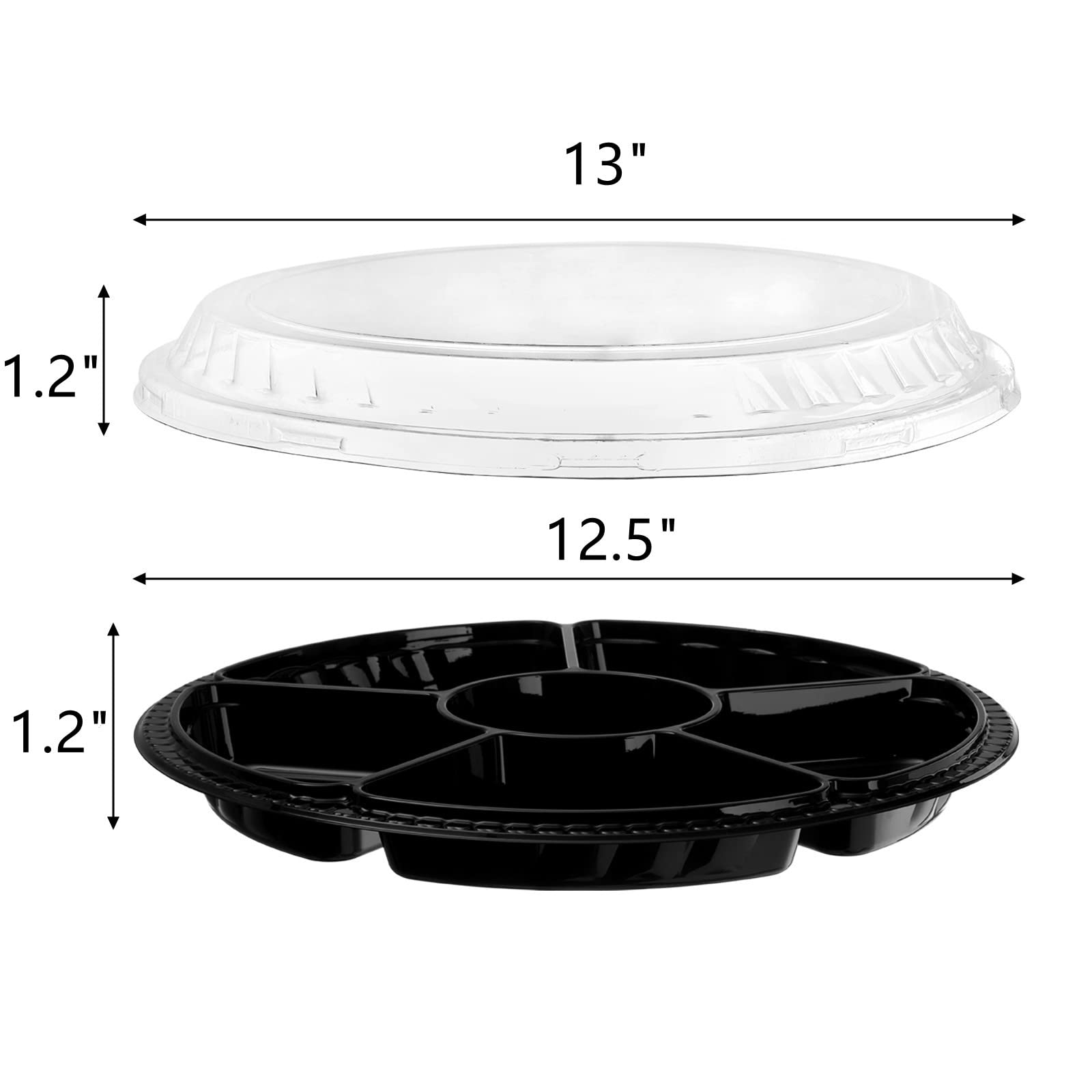 Lawei clear lid close-up showing seal for spill prevention and visibility